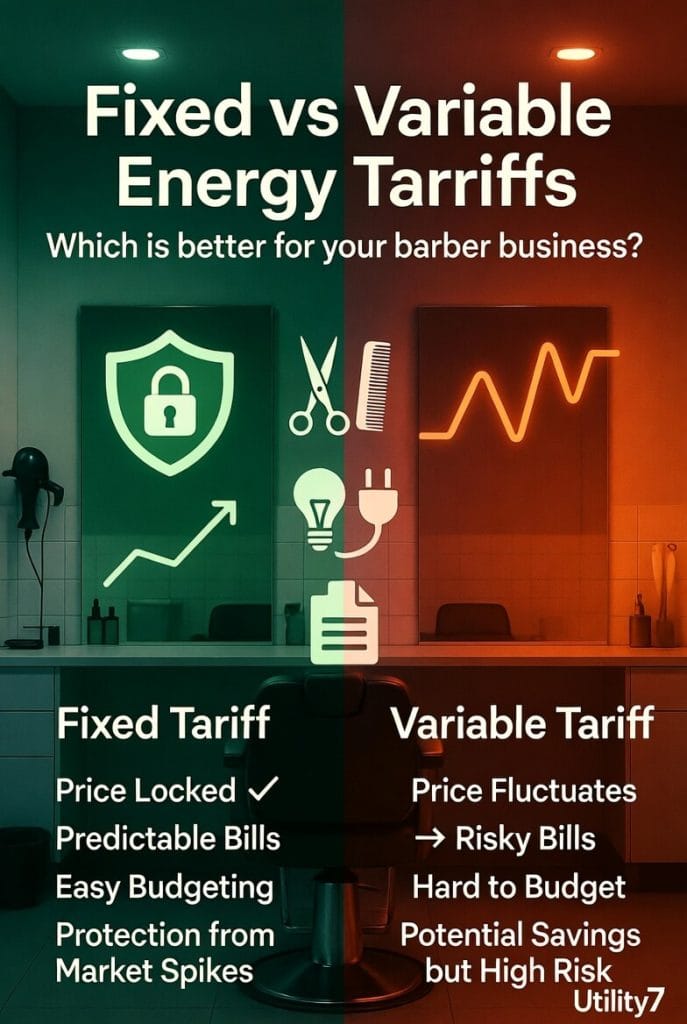 Fixed vs. Variable Energy Tariffs for Barbers Companies
