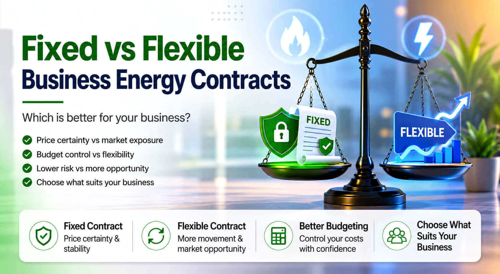 Fixed vs Flexible Business Energy Contracts: Which Is Better for Your Business?