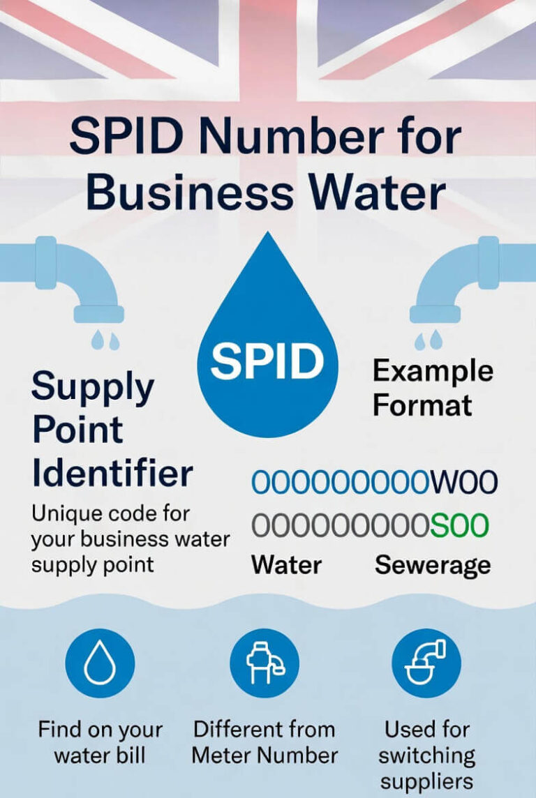 SPID Number for Business Water