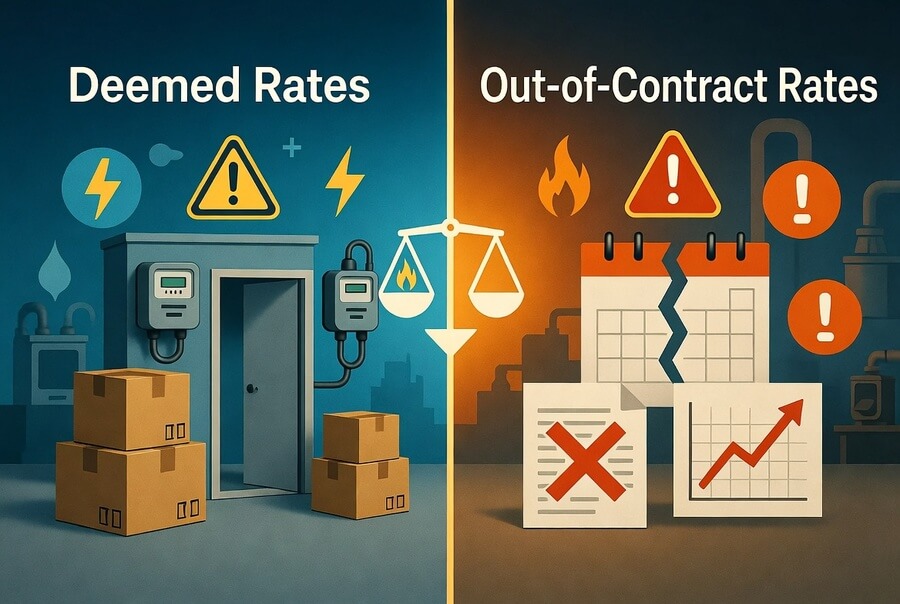 Deemed Rates vs Out-of-Contract Rates for UK Businesses | Utility7