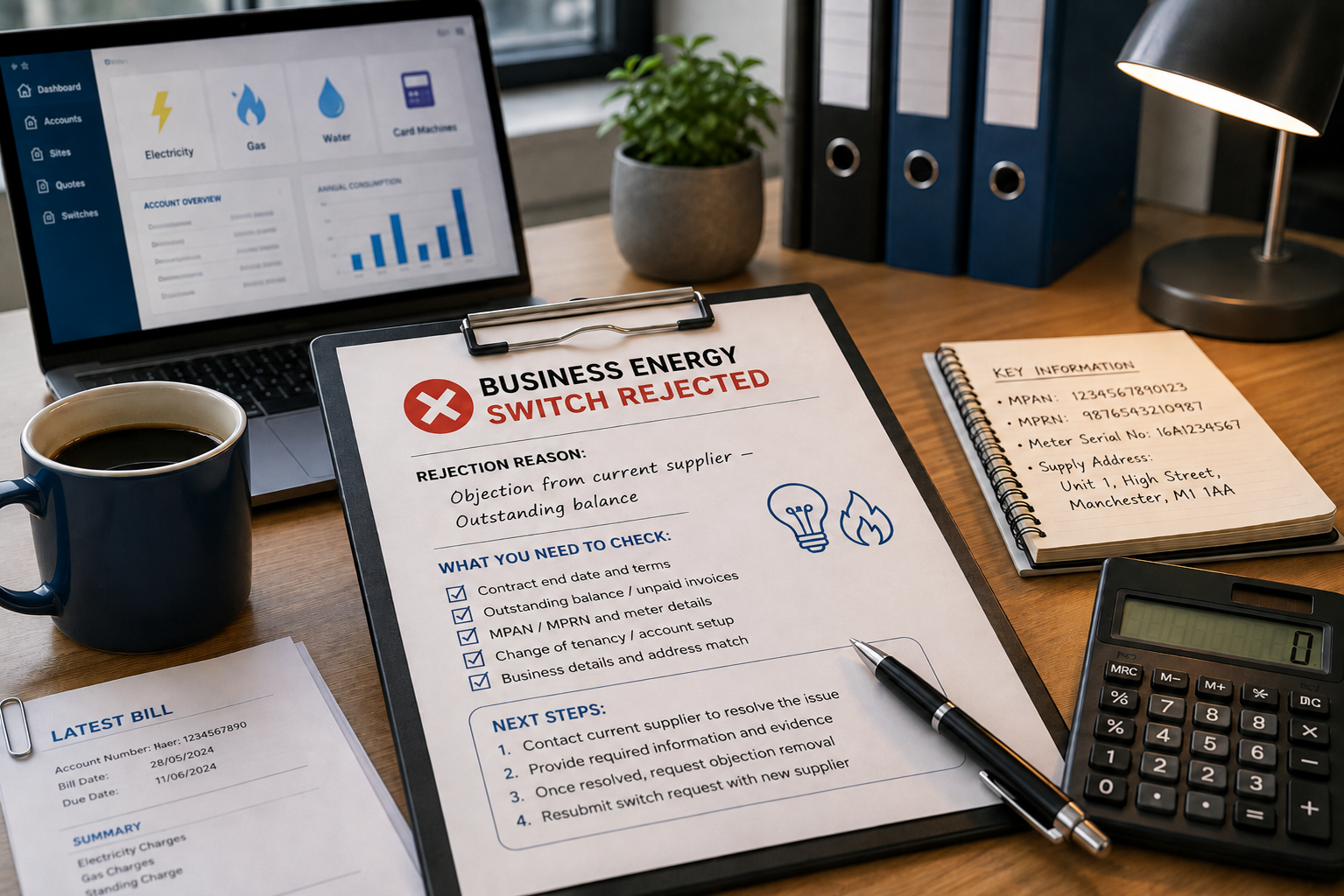 Business Energy Switch Rejected: 7 Proven Powerful Fixes